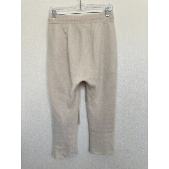 Nili Lotan Cashmere Jogger Sweatpants Drop Crotch White Drawstring Women's Small - Picture 5 of 8